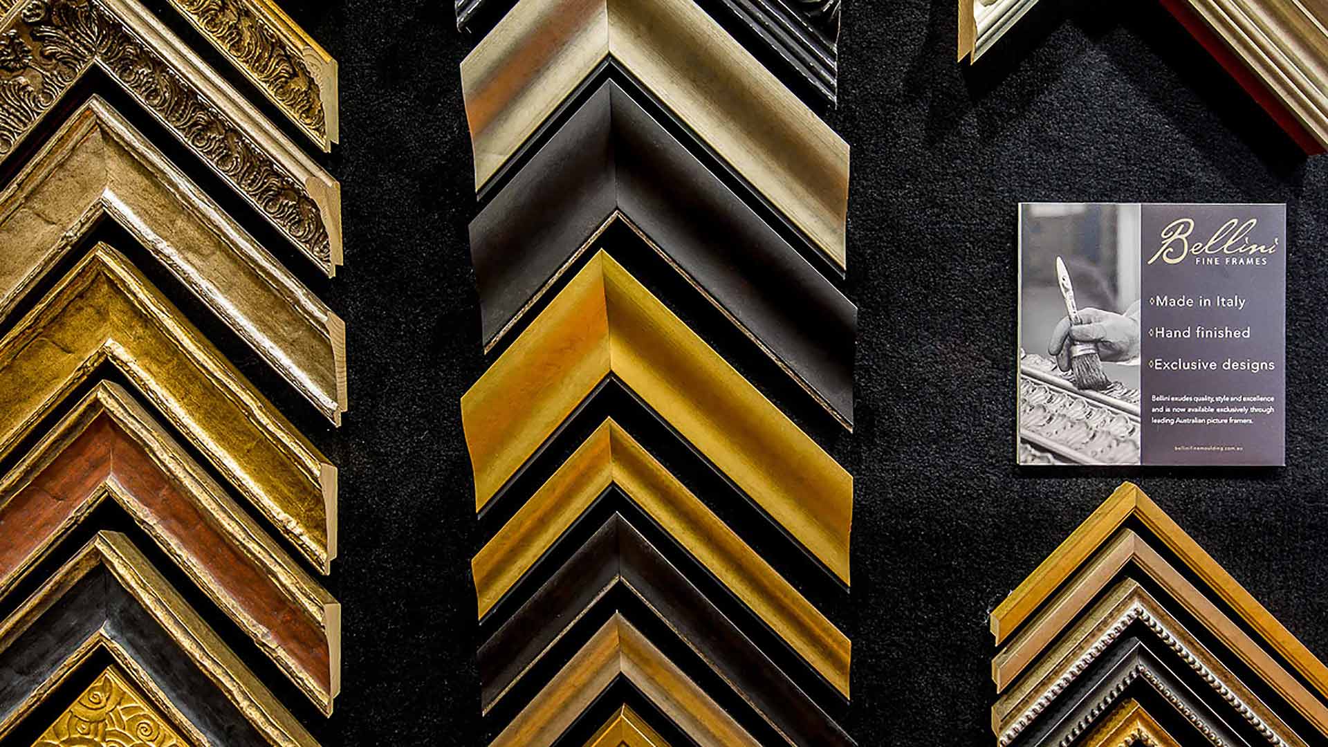 What does custom picture framing achieve?