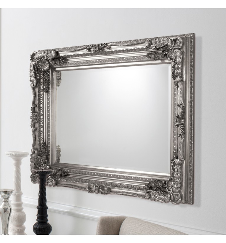 Mirror picture frames add a modern touch to a room