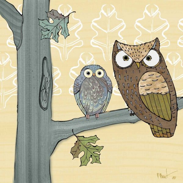 Pastel Owls IV