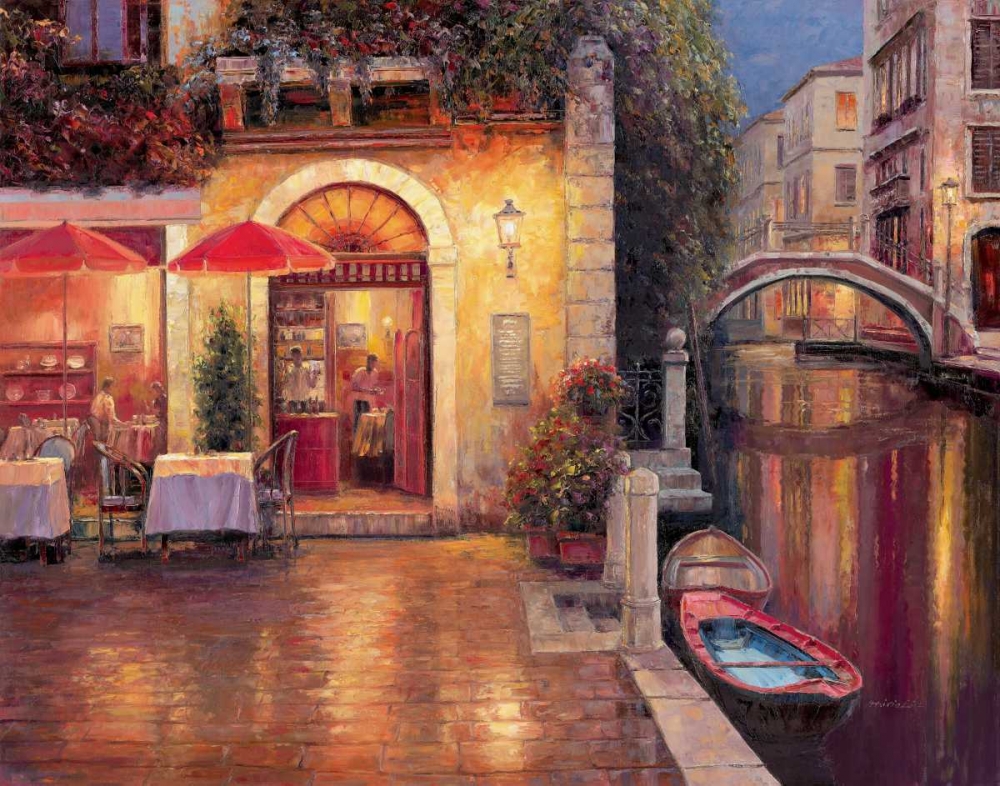 Night Cafe after Rain