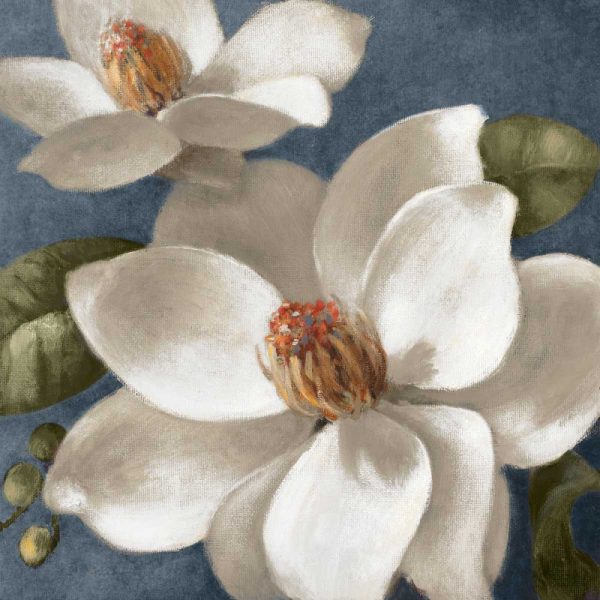 Magnolias on Blue I
