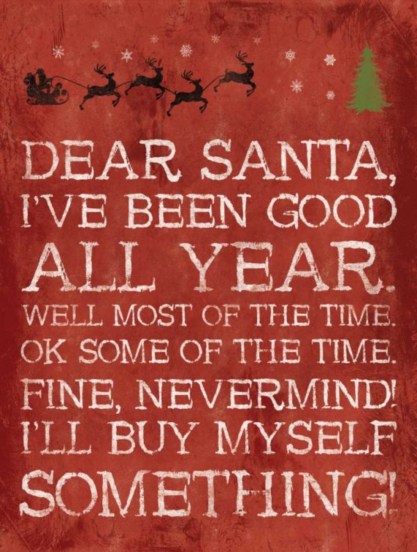 Dear Santa Nevermind Red