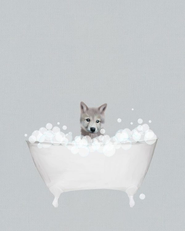 Wolf Blue Bath