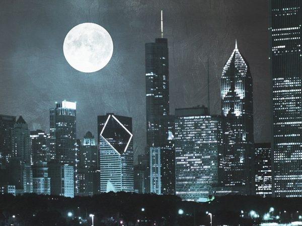Moonlit Chicago 2