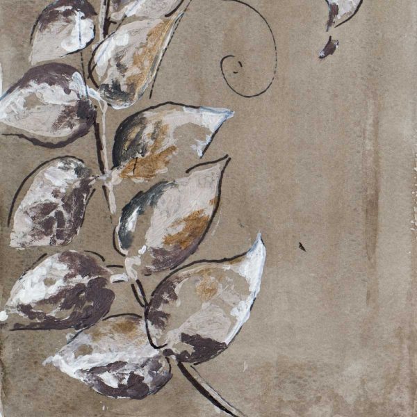 Watercolor Leaves Square I