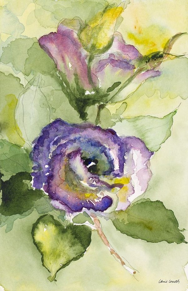 Watercolor Lavender Floral II