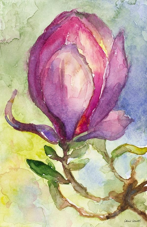Watercolor Lavender Floral III
