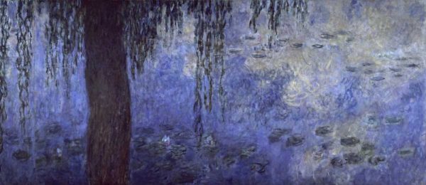 Water Lilies: Morning with Willows, c. 1918-26 - right panel