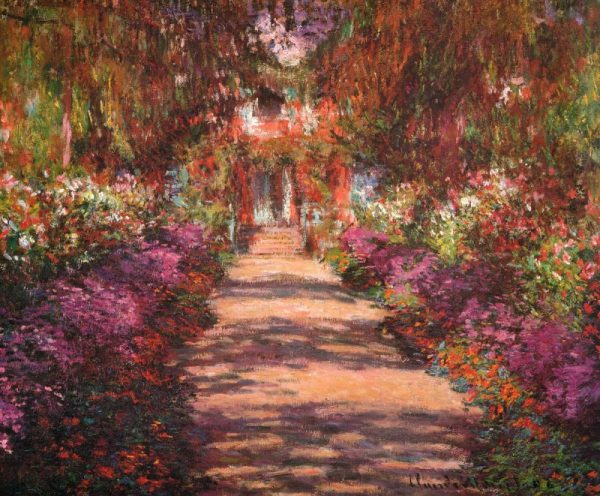 A Lane In Monets Garden Giverny II