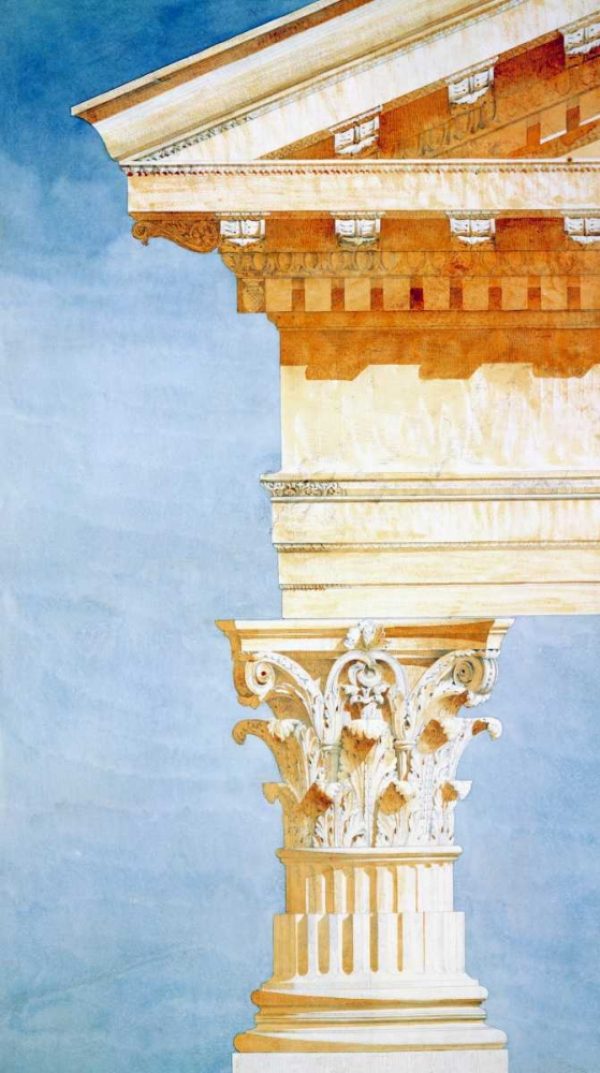 Study of Base, Capital and Entablature