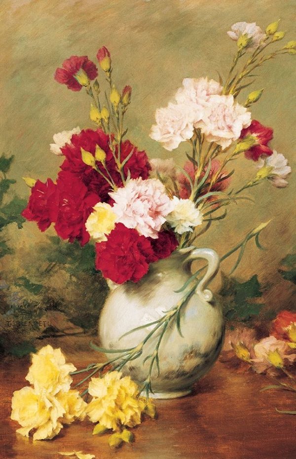 Carnations in Vase